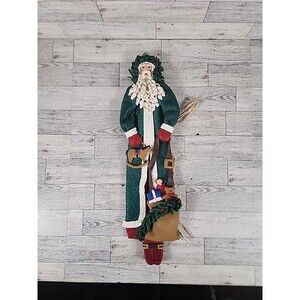 Vintage CYNTHIA MADRID 18" Folk Art SANTA Christmas Decor Midwest Cannon Falls